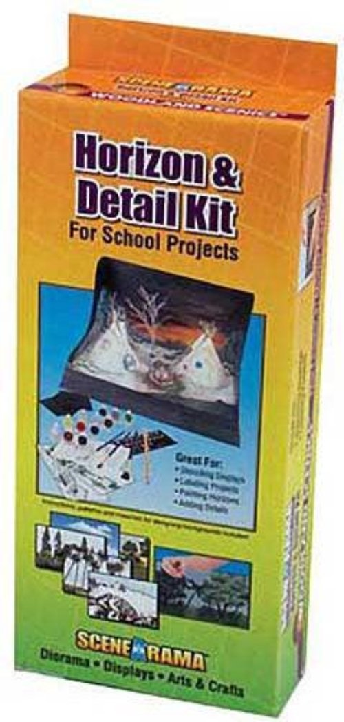 Woodland Scenics SP4132 N/HO Horizon & Detail Kit Train Scenery - PowerHobby