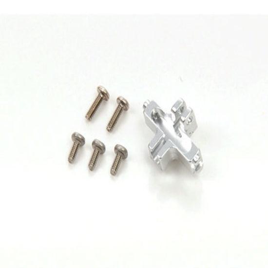 Xtreme MCPX016-E Blade MCP X Aluminum 2 mm Boom Mount for Carbon Chassis - PowerHobby