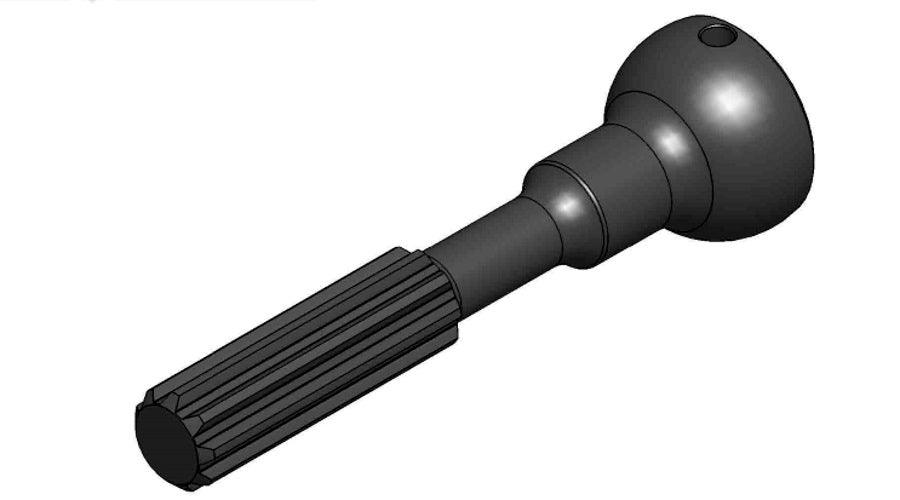 MIP 18103 X-Duty Male Bone 54mm (1) - PowerHobby