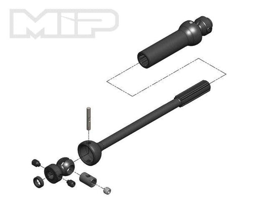 MIP 18170 X-Duty Center Drive Kit Single Shaft 140mm to 165mm Axial Yeti - PowerHobby