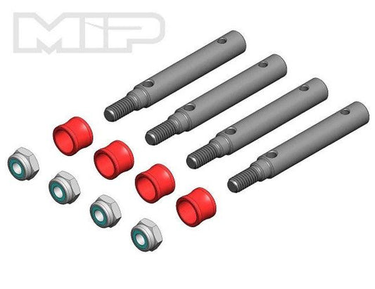 MIP 18260 Wide Track Kit 4mm Offset Traxxas TRX-4 Bronco Defender - PowerHobby