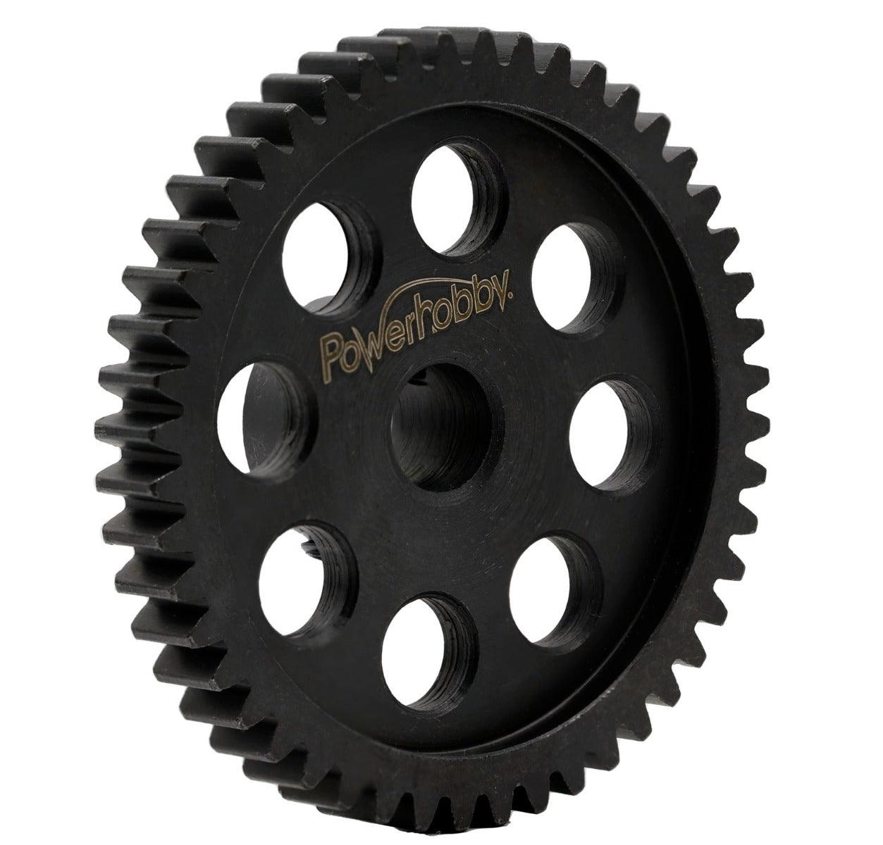 Powerhobby Hardened Steel 44T Mod1 8mm Pinion Gear MOD 1 Speed Run / Drag Racing - PowerHobby