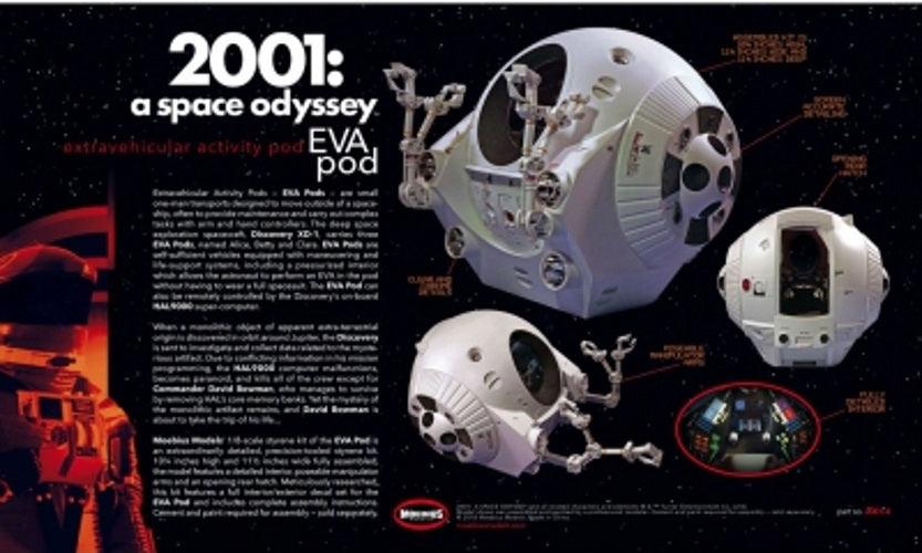 Moebius 20014 1/8 2001 Space Odyssey EVA Pod Plastic Model - PowerHobby