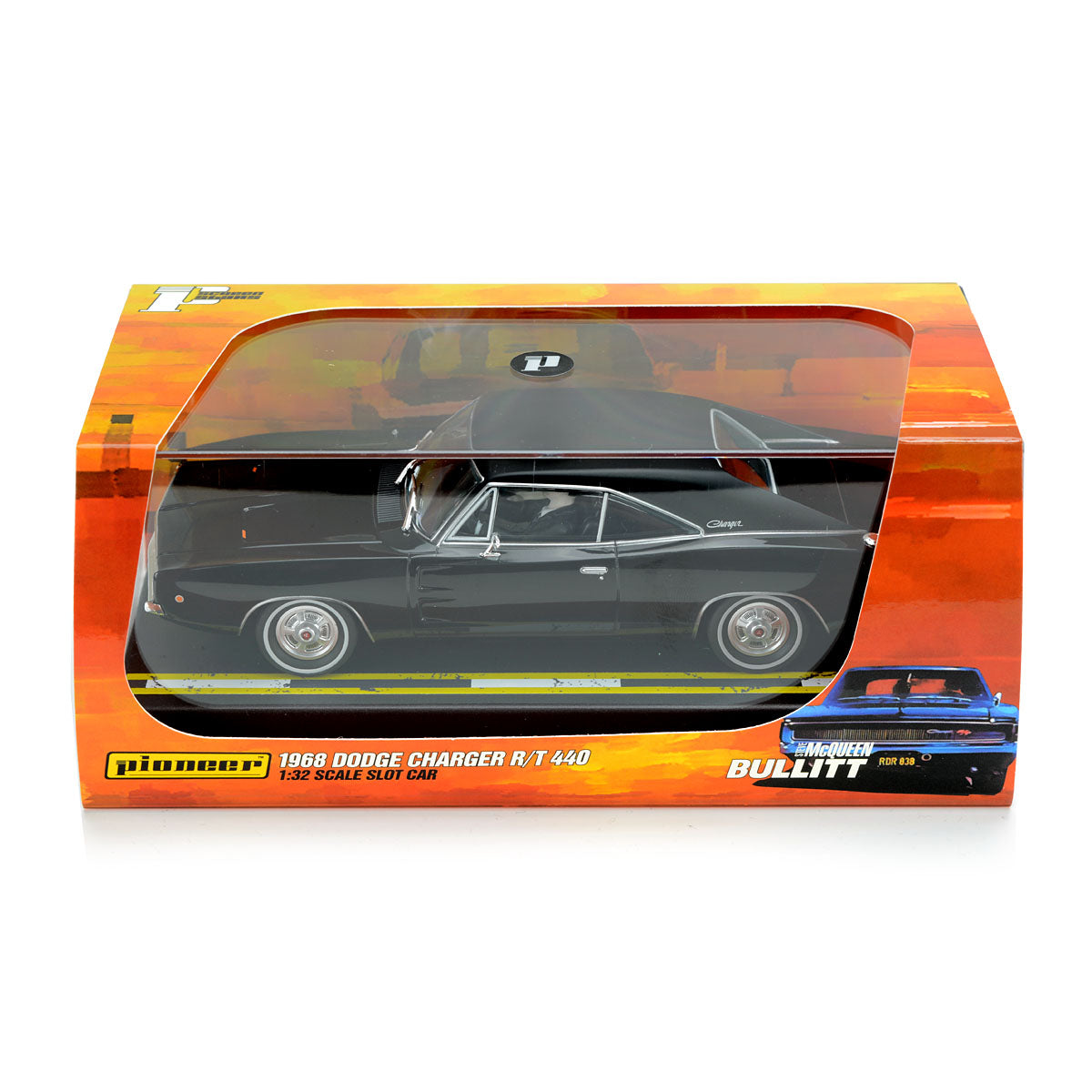 Pioneer P126 Bullitt Dodge Charger Assassins 1/32 slot Car for Scalextric DPR - PowerHobby
