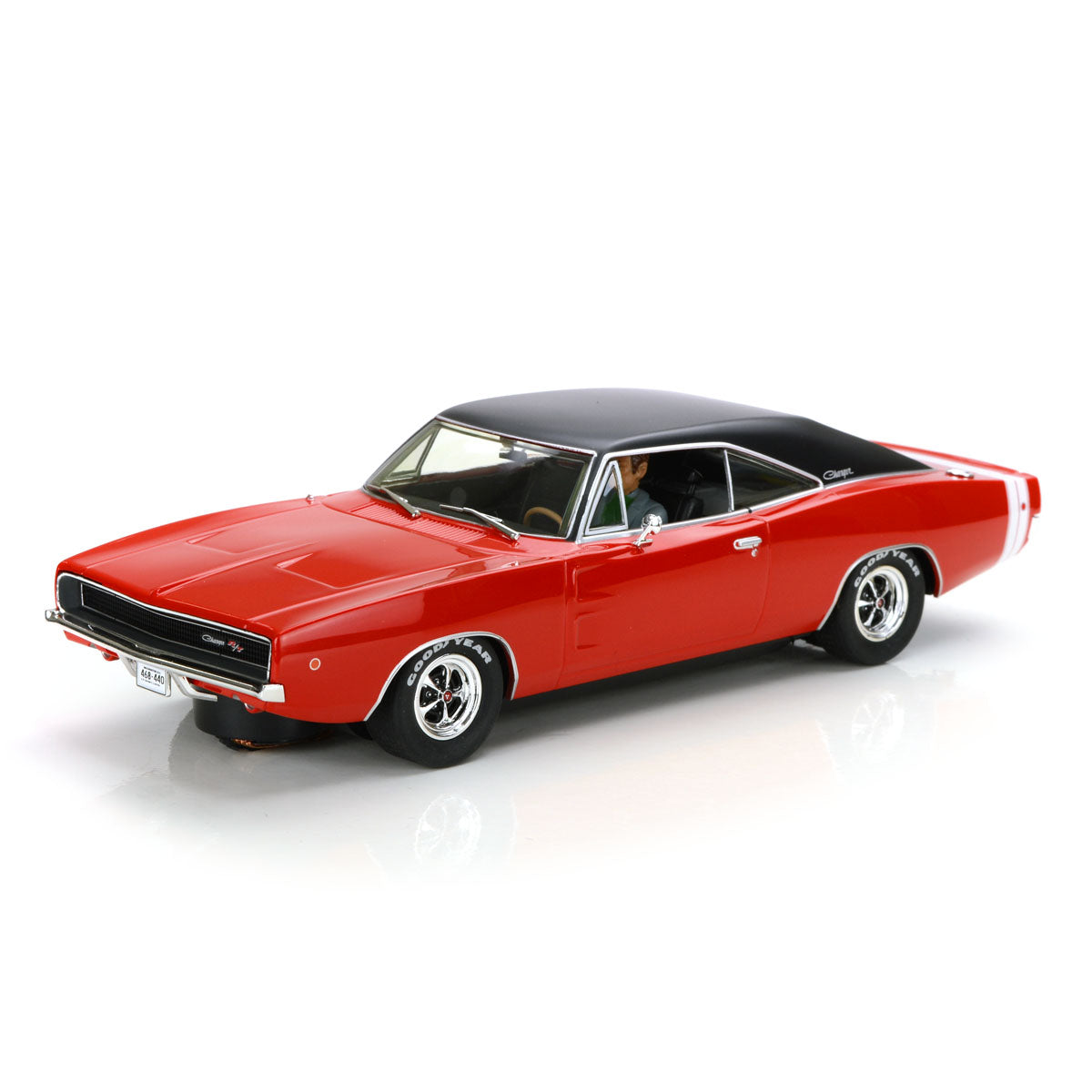 Pioneer 1968 Dodge Charger Hemi 426 Red P159 1/32 slot Car for Scaelxtric DPR - PowerHobby