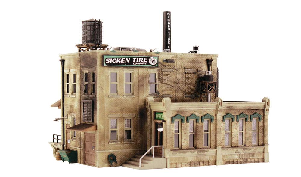 Woodland Scenics PF5204 N Sicken Tire Company Structure Kit - PowerHobby