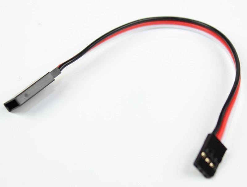 Powerhobby 6" Heavy Duty Servo Extension Wire Futaba Connector J 20AWG - PowerHobby