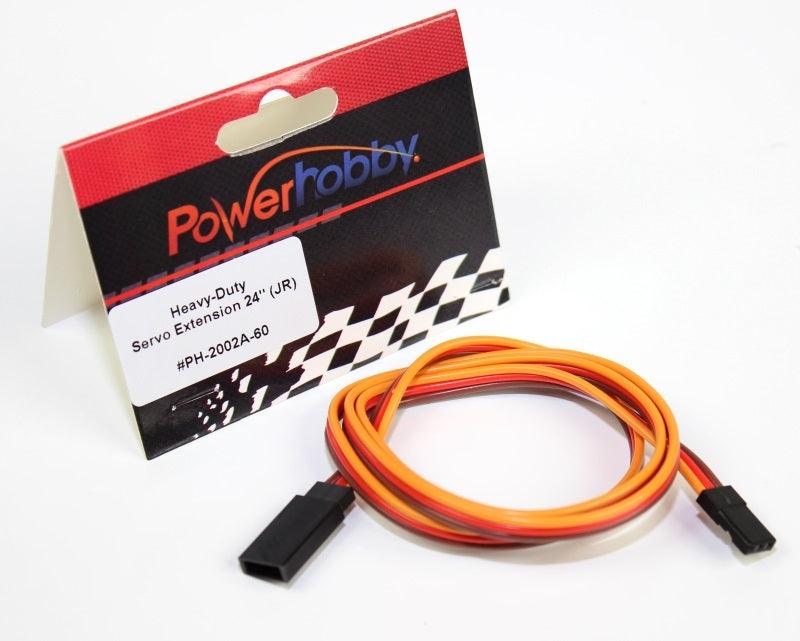 PowerHobby 24" Heavy Duty Servo Extension JR Connector / Plug - PowerHobby