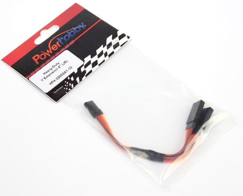 Powerhobby 3" Heavy Duty Y Servo Extension / Harness JR / Spektrum Connector - PowerHobby