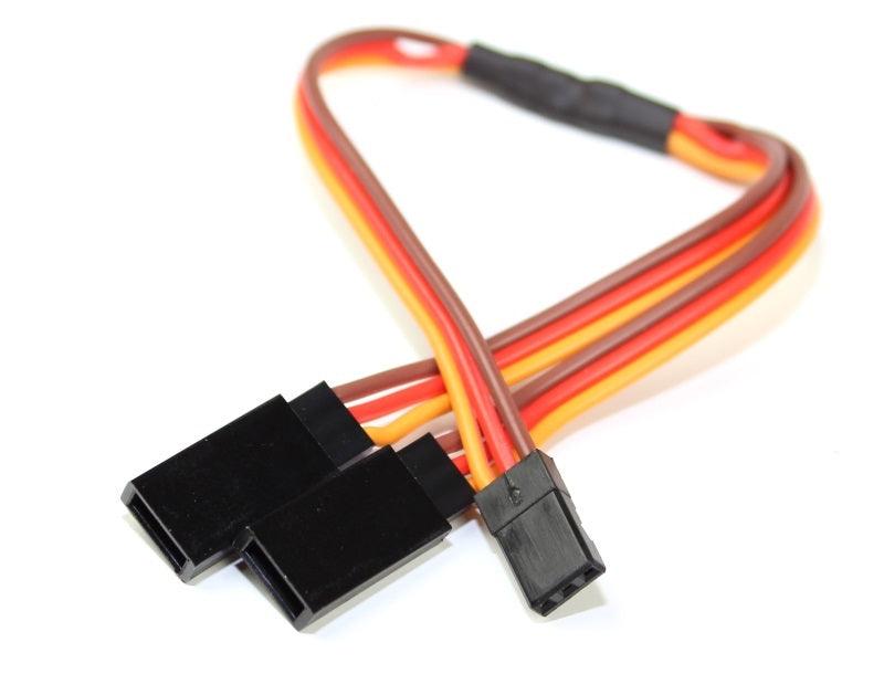 Powerhobby 8" Heavy Duty Y Servo Extension / Harness JR / Spektrum Connector - PowerHobby