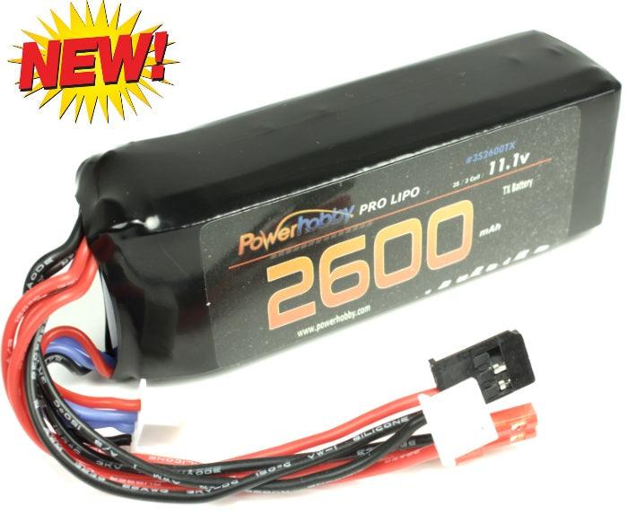 Powerhobby 3s 2600mah 3c Frsky Taranis X9D Radio / Transmitter Lipo Battery - PowerHobby
