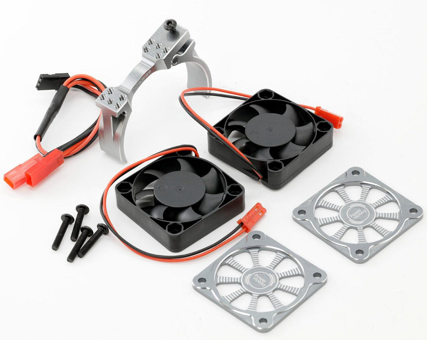 Powerhobby Aluminum Dual High Speed Cooling Fans GUN FOR 1/5 Motor - PowerHobby