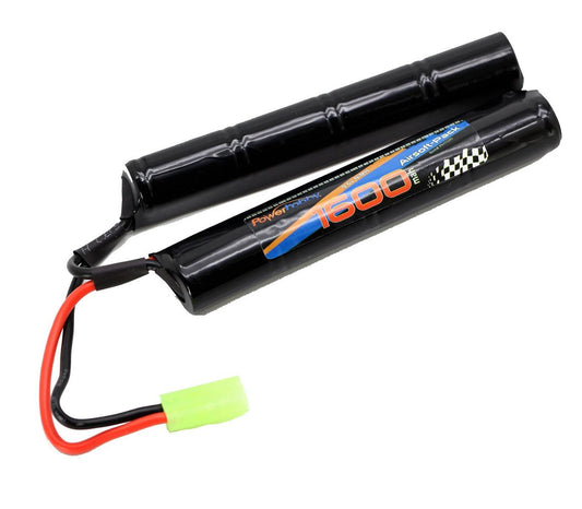 Powerhobby 9.6V 1600mAh Airsoft Battery NiMH Butterfly Battery Pack w/ Mini Tamiya - PowerHobby
