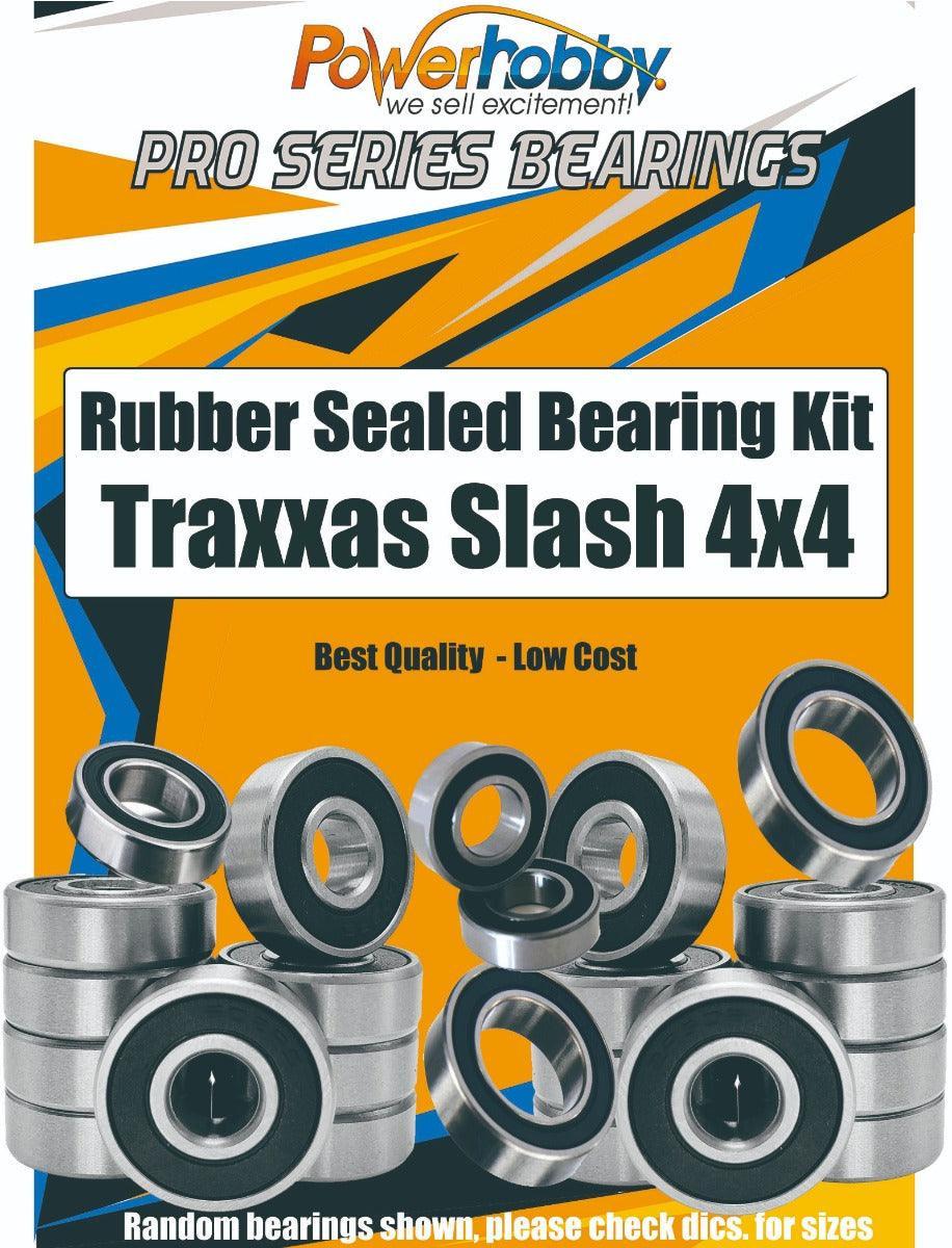 PowerHobby Pro Series Rubber Sealed Bearing Kit Traxxas Slash 4x4 / Telluride PowerHobby Pro Series Rubber Sealed Bearing Kit Traxxas Slash 4x4 / Telluride