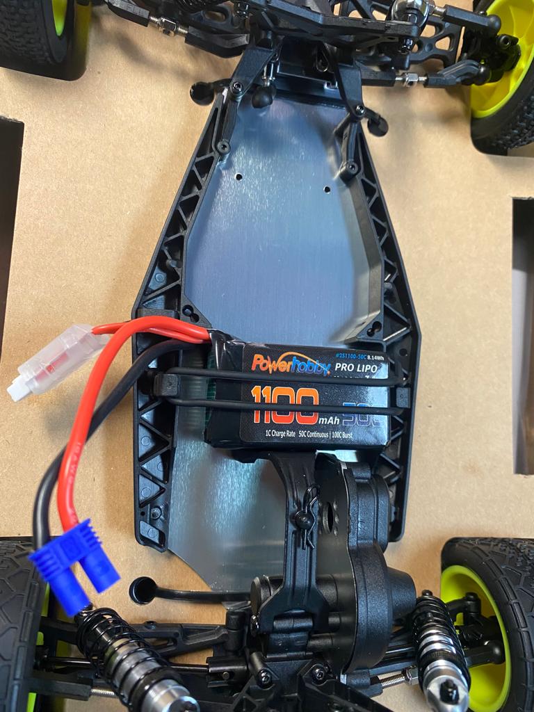 Powerhobby 2S 1100mAh 50C LiPo Battery w EC2 Plug : Losi Mini-B Mini-T 2.0 JRX2 - PowerHobby