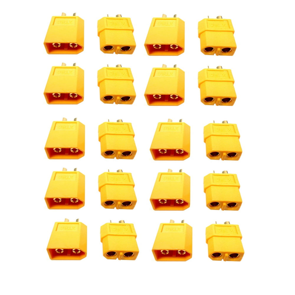 Powerhobby XT60 Connectors / Plugs Male / Female (20) - PowerHobby