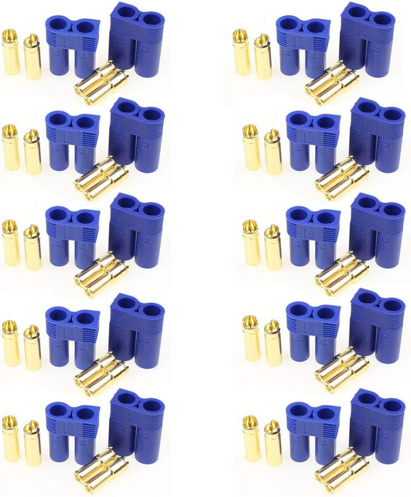 Powerhobby EC5 Male / Female Plugs (20) - PowerHobby