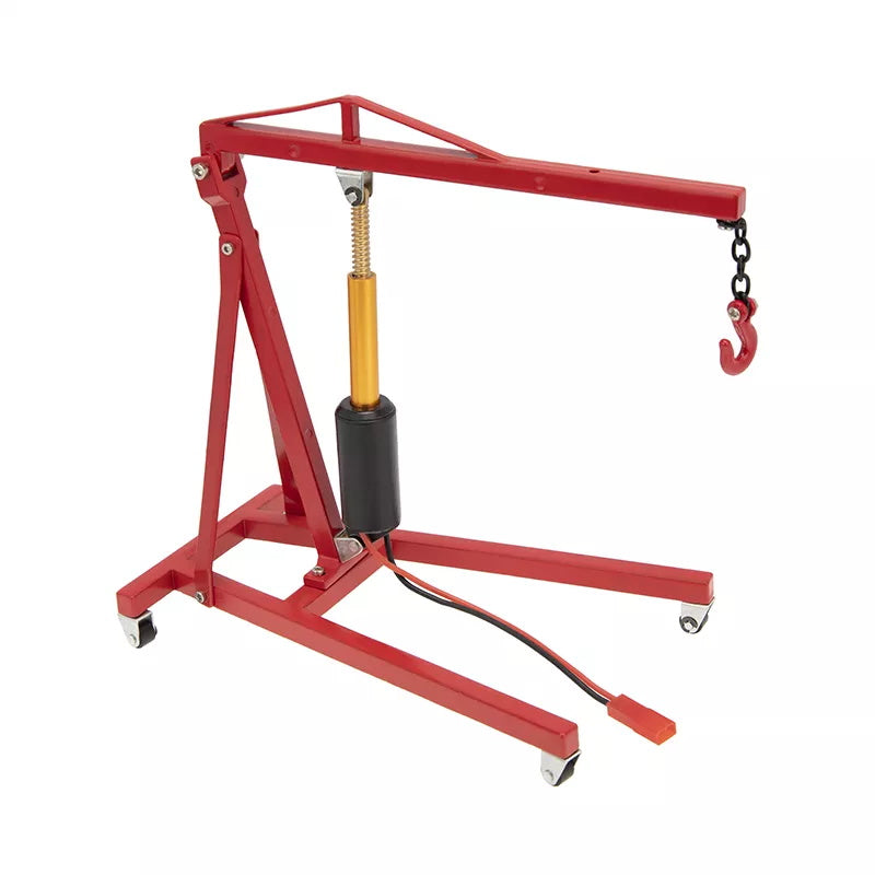 Powerhobby Simulation Garage Series Engine Hoist Shop Crane Hoist Lift Red - PowerHobby