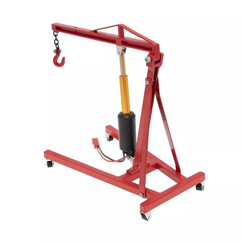 Powerhobby Simulation Garage Series Engine Hoist Shop Crane Hoist Lift Red - PowerHobby