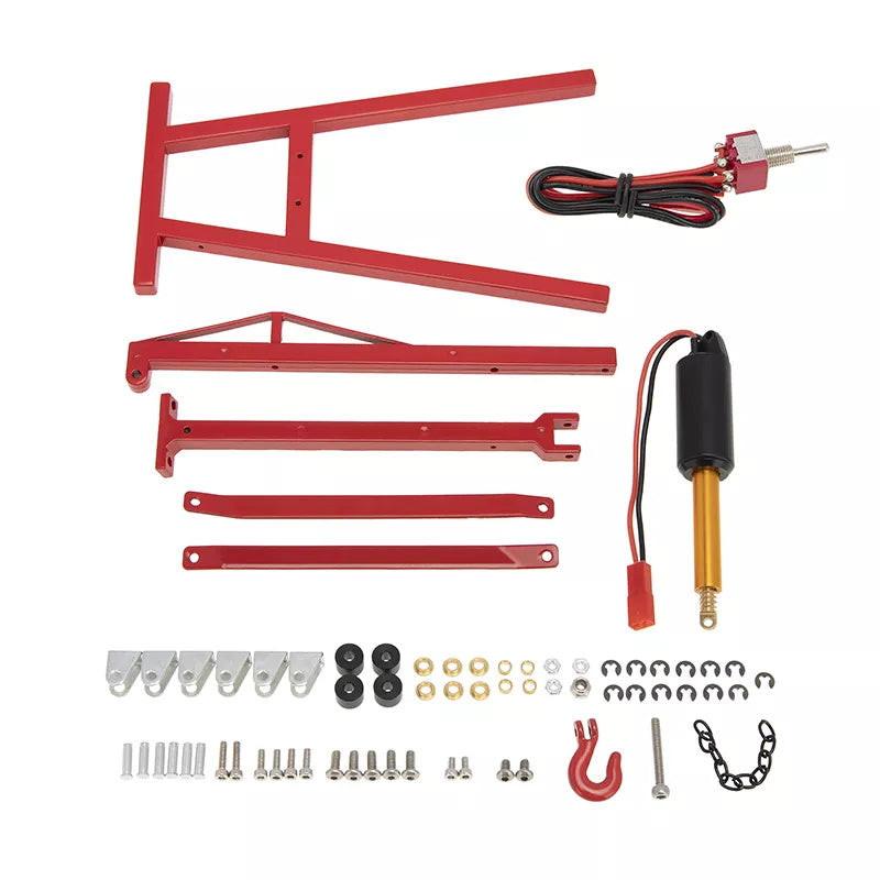 Powerhobby Simulation Garage Series Engine Hoist Shop Crane Hoist Lift Red - PowerHobby