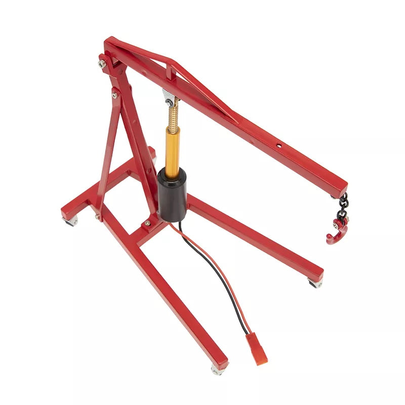 Powerhobby Simulation Garage Series Engine Hoist Shop Crane Hoist Lift Red - PowerHobby