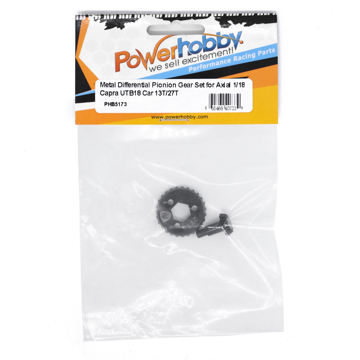 Powerhobby Metal Differential Pionion Gear 13T/27T Axial 1/18 Capra UTB18 - PowerHobby