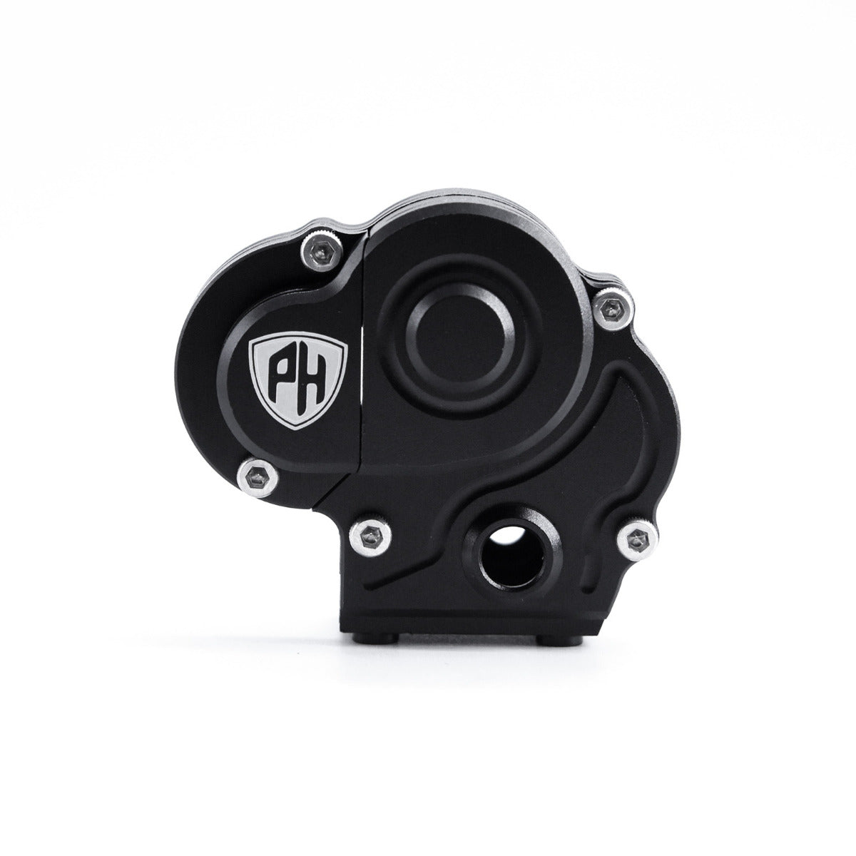 Powerhobby Aluminum Gearbox Case Axial 1/18 Capra UTB18 Black - PowerHobby