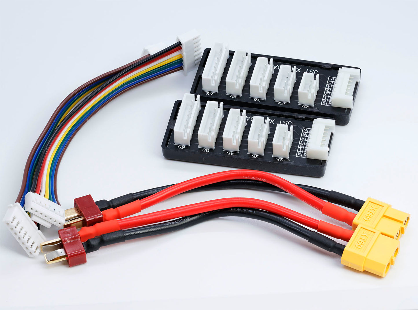 Powerhobby 2S-6S JST-XH Balance charger Board *2+ XT60 Female to XT60 Male*2 - PowerHobby