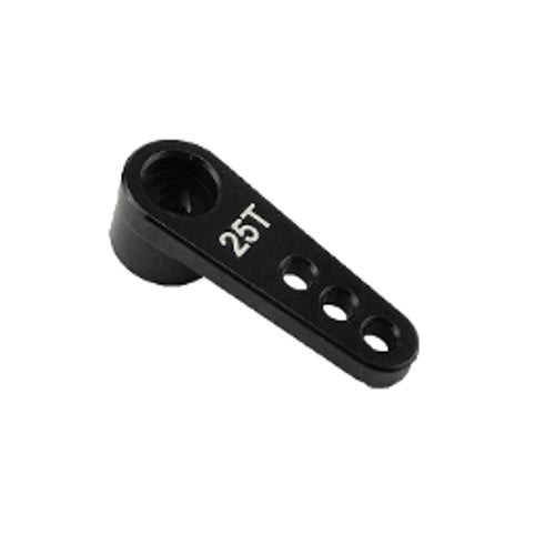 Powerhobby Aluminum Servo 25T Spline 28mm Black - PowerHobby