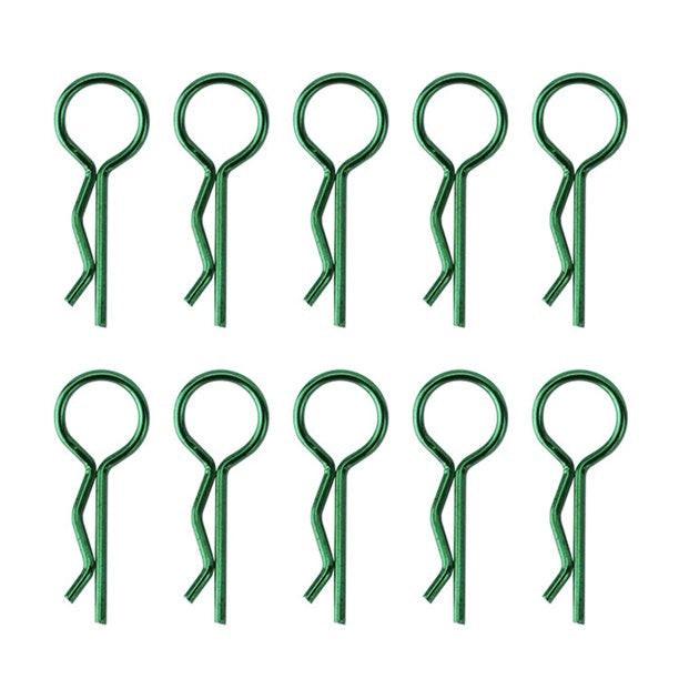 Powerhobby Large Body Clips (10) Axial SCX6 Green - PowerHobby