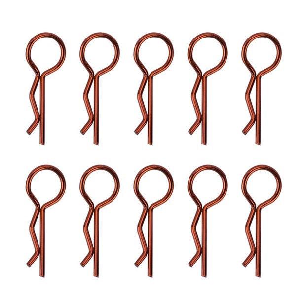 Powerhobby Large Body Clips (10) Axial SCX6 Red - PowerHobby
