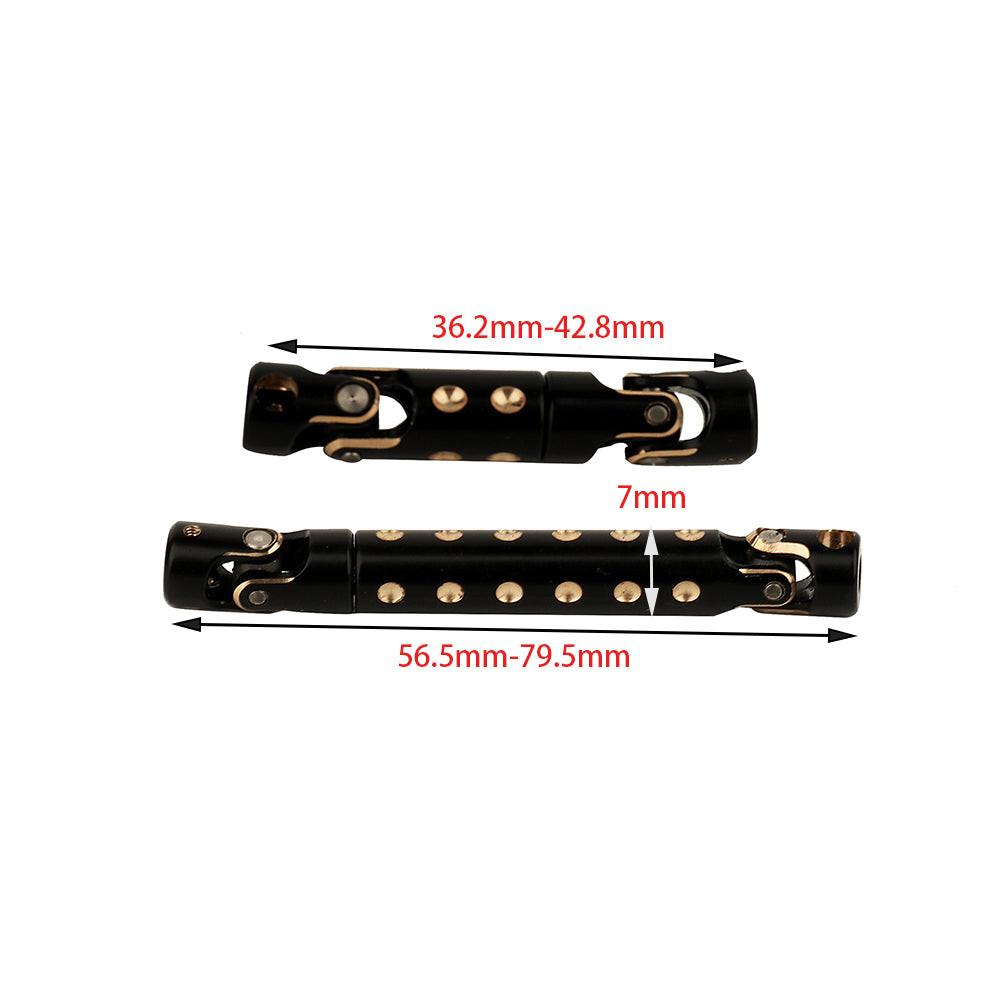 Powerhobby Brass Black Drive Shaft Axial SCX24 Deadbolt - PowerHobby