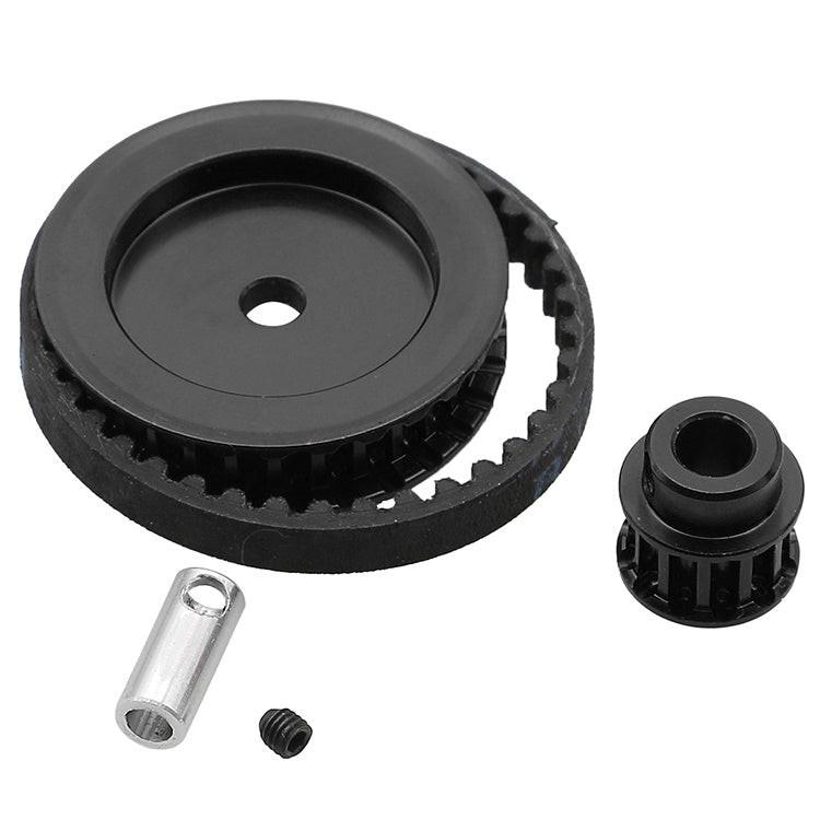 belt drive gear Powerhobby 12T 30T Gearbox Belt Drive Gear Set Black FOR Traxxas TRX-4 TRX-6