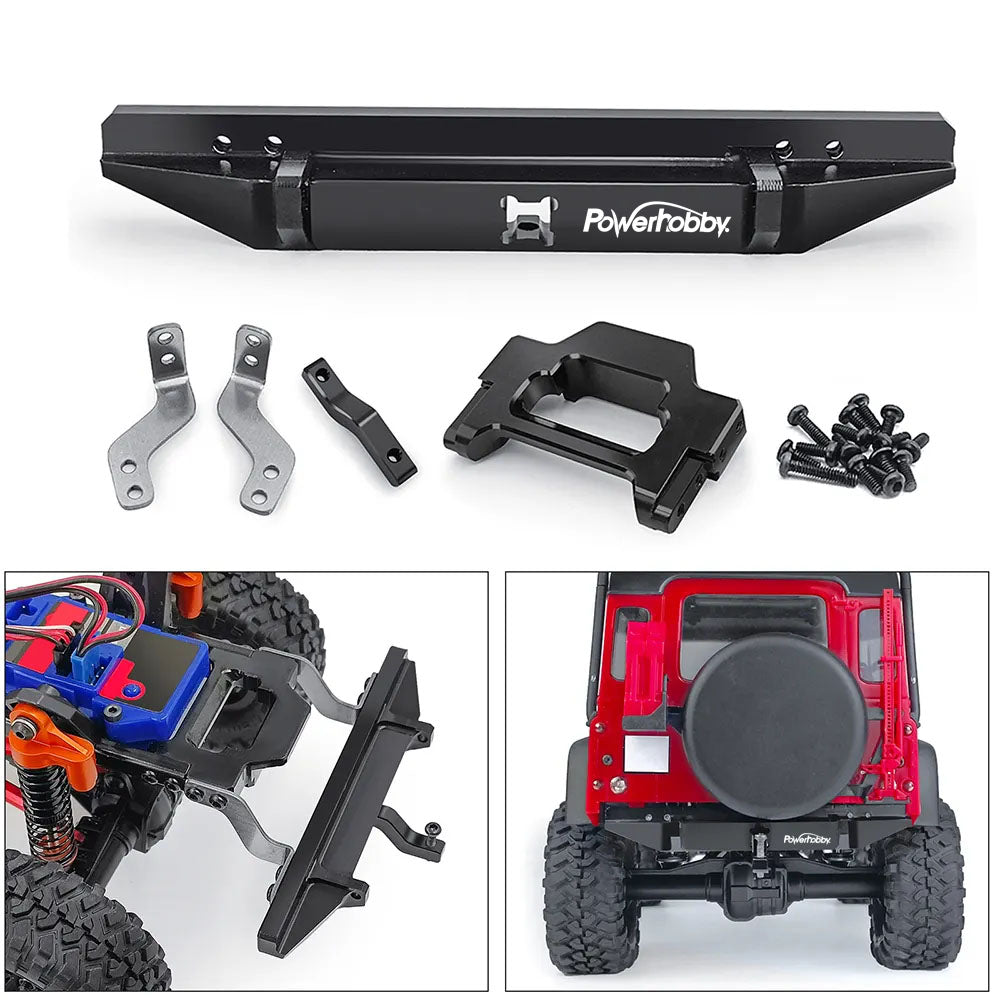 Powerhobby Front and Rear Bumper w Lights FOR Traxxas TRX-4M - PowerHobby