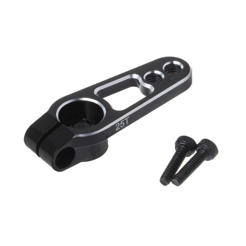 Powerhobby Aluminum 25T Servo Horn Arms 25 Teeth Spline M3 Clamp Black - PowerHobby