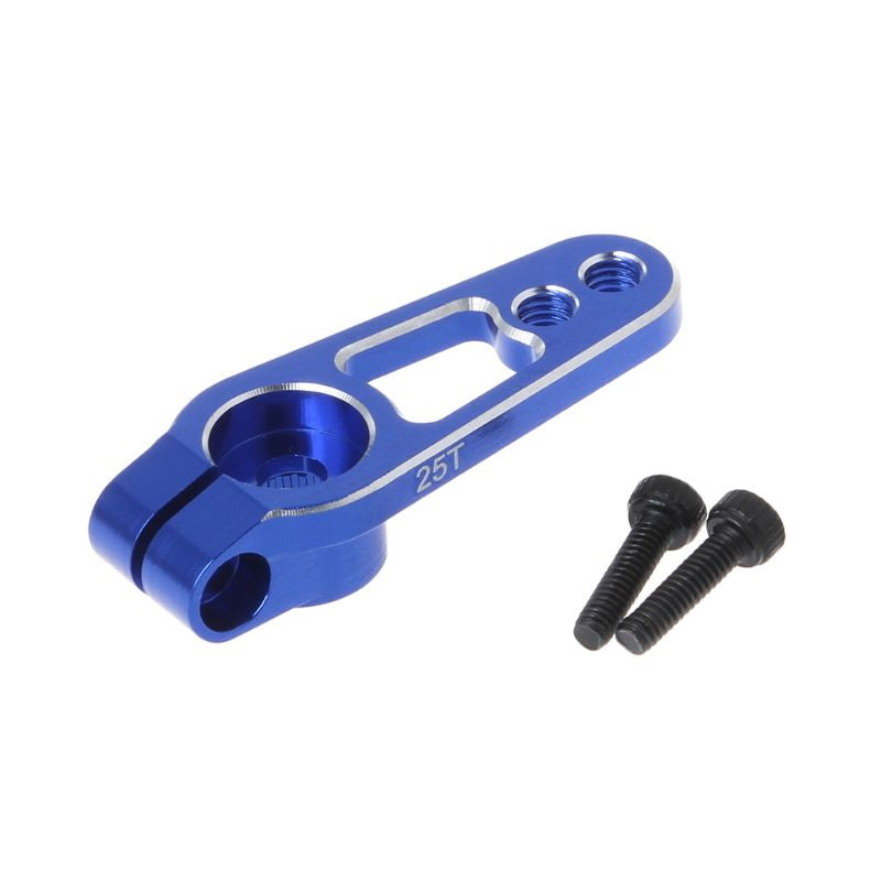Powerhobby Aluminum 25T Servo Horn Arms 25 Teeth Spline M3 Clamp Blue - PowerHobby