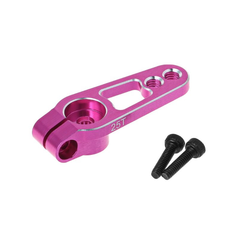 Powerhobby Aluminum 25T Servo Horn Arms 25 Teeth Spline M3 Clamp Pink - PowerHobby