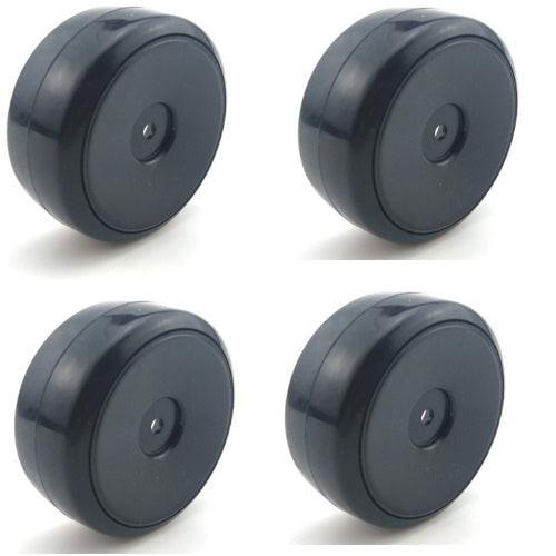 Powerhobby 1/10 Drift Car Mounted Tires / Wheels (4) Black PY020 - PowerHobby