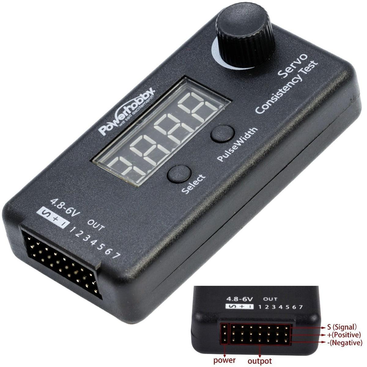 Digital ESC Servo Tester For RC Airplanes - CCPM Consistency Controller, 4.2-6.0V Input, Universal Compatibility