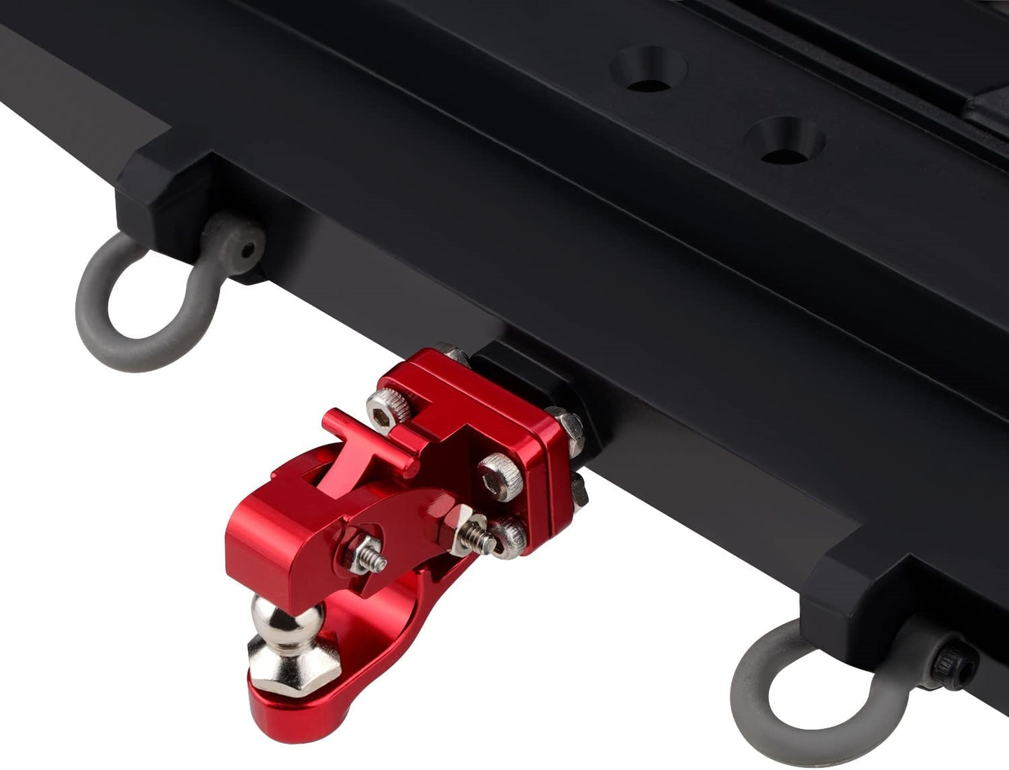 Powerhobby Rescue Tow Trailer Hook Hitch Red 1/10 Crawler - PowerHobby