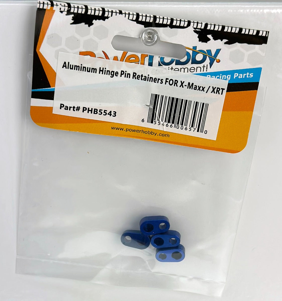 Powerhobby Aluminum Hinge Pin Retainers FOR Traxxas XMaxx