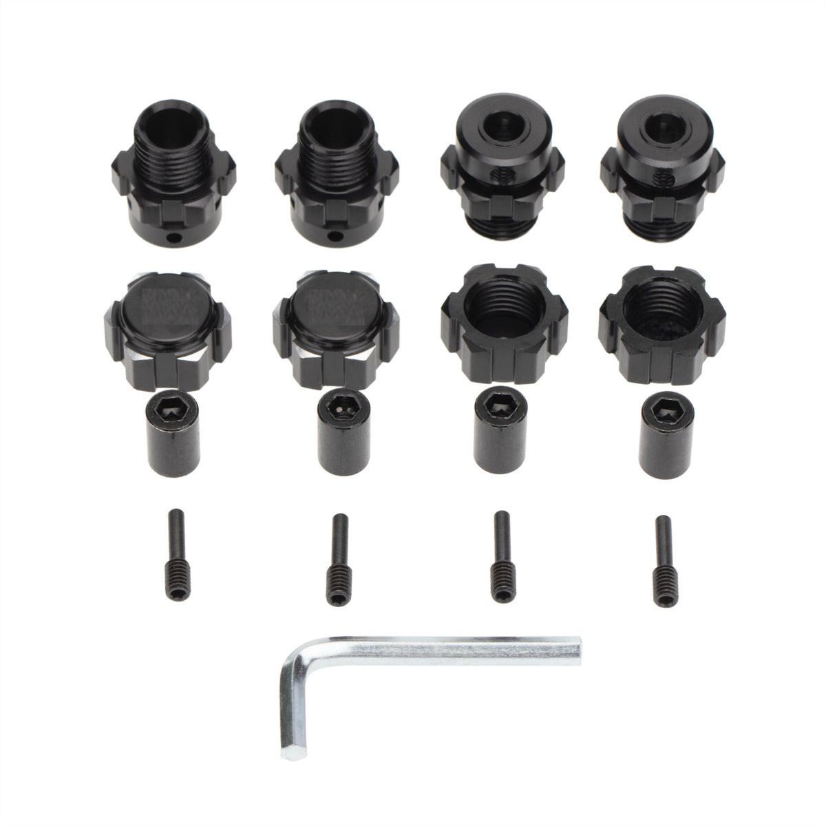 T6 Aluminum 17mm Hex Hubs (15mm Offset) For Arrma Felony 6S - G-MZ Red