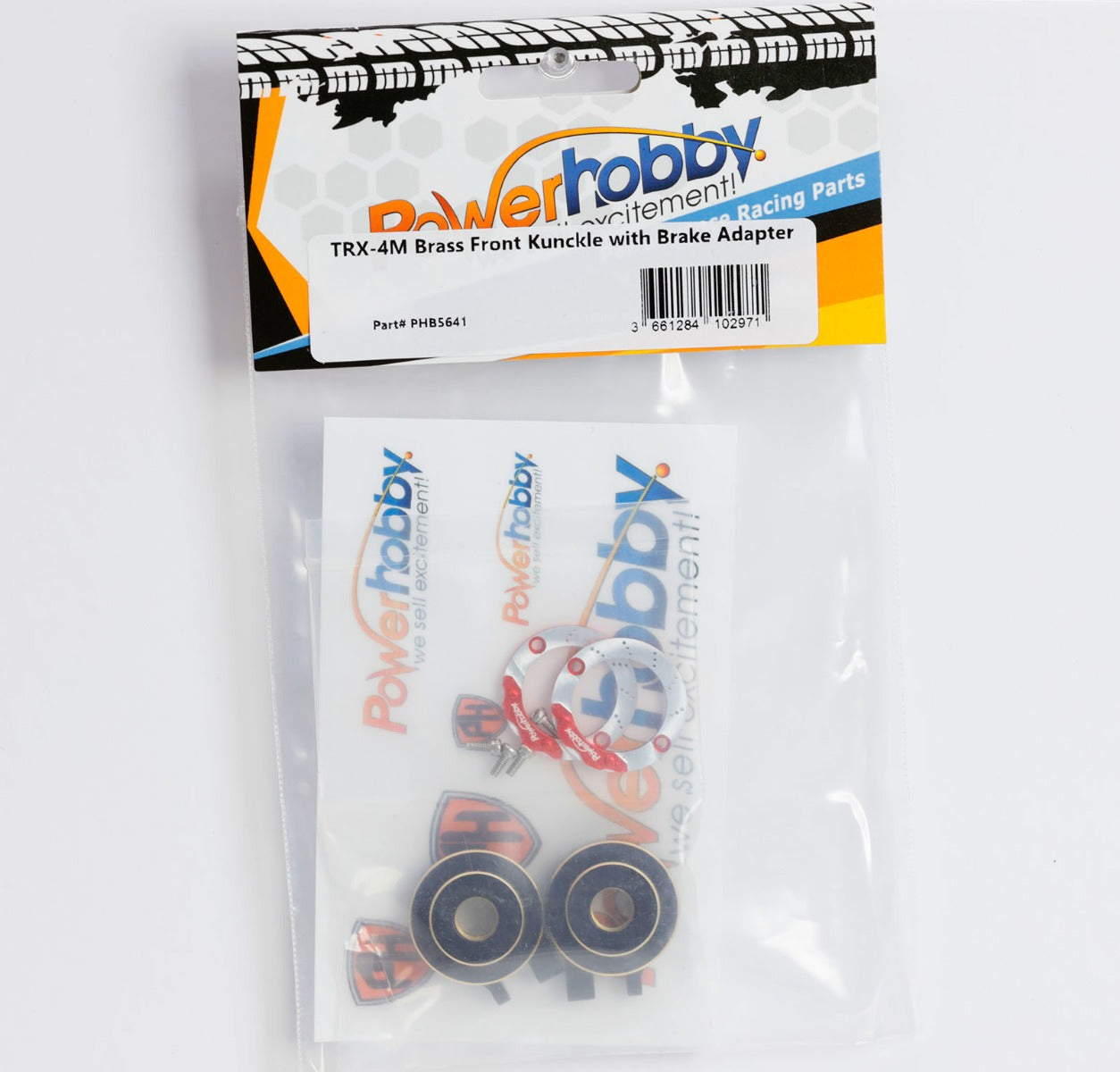 Powerhoby Aluminum Front Kunckle with Brake Adapter FOR Traxxas TRX-4M - PowerHobby