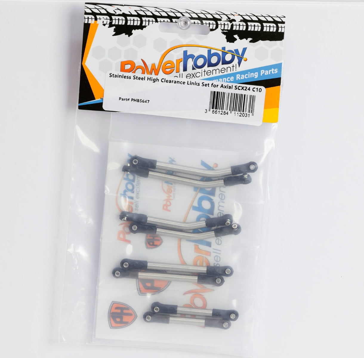 Powerhobby 8PC Stainless Steel High Clearance Links Set Axial SCX24 C10 - PowerHobby