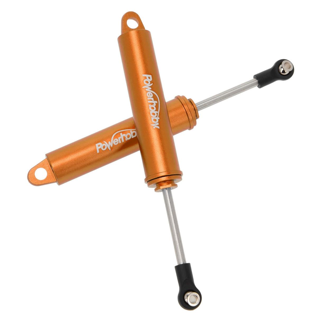 Powerhobby 110mm Promatics Two Stage Internal Spring Shocks (2) Orange - PowerHobby