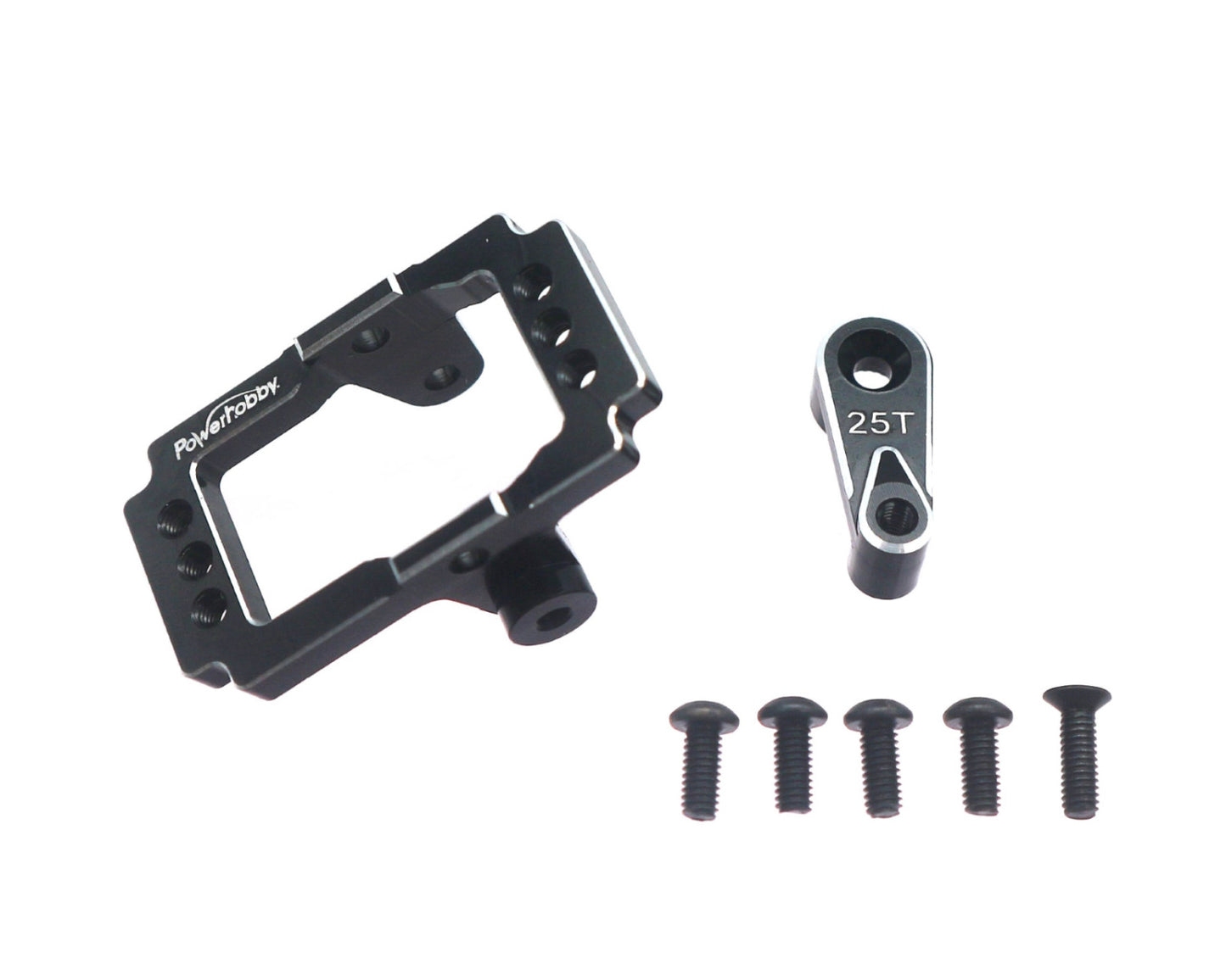 Powerhobby Aluminum Servo Mount w Horn FITS 59MG Micro Servo FOR Traxxas TRX-4M - PowerHobby