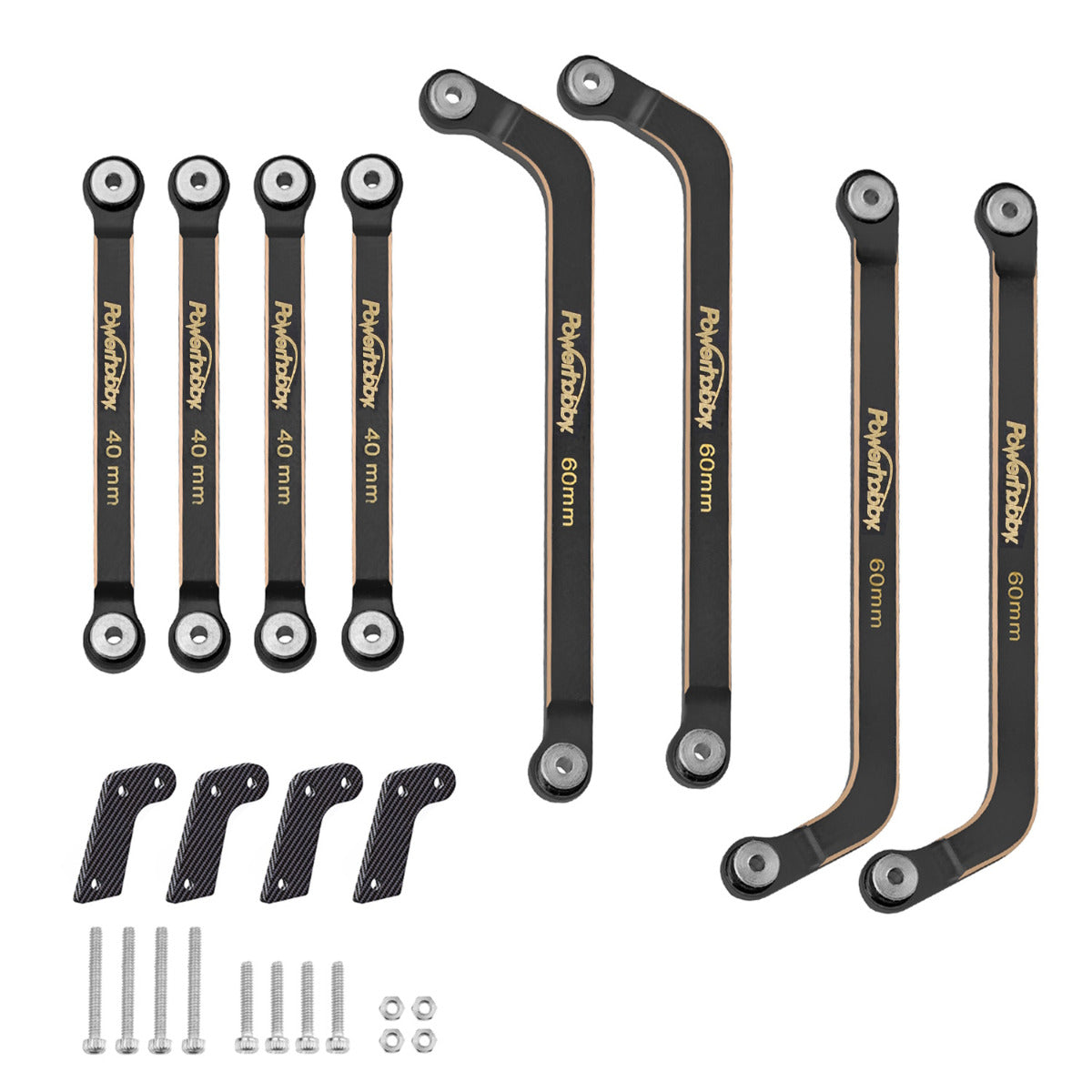 Powerhobby Brass High Clearance Links w Shock Mount Axial AX24 - PowerHobby