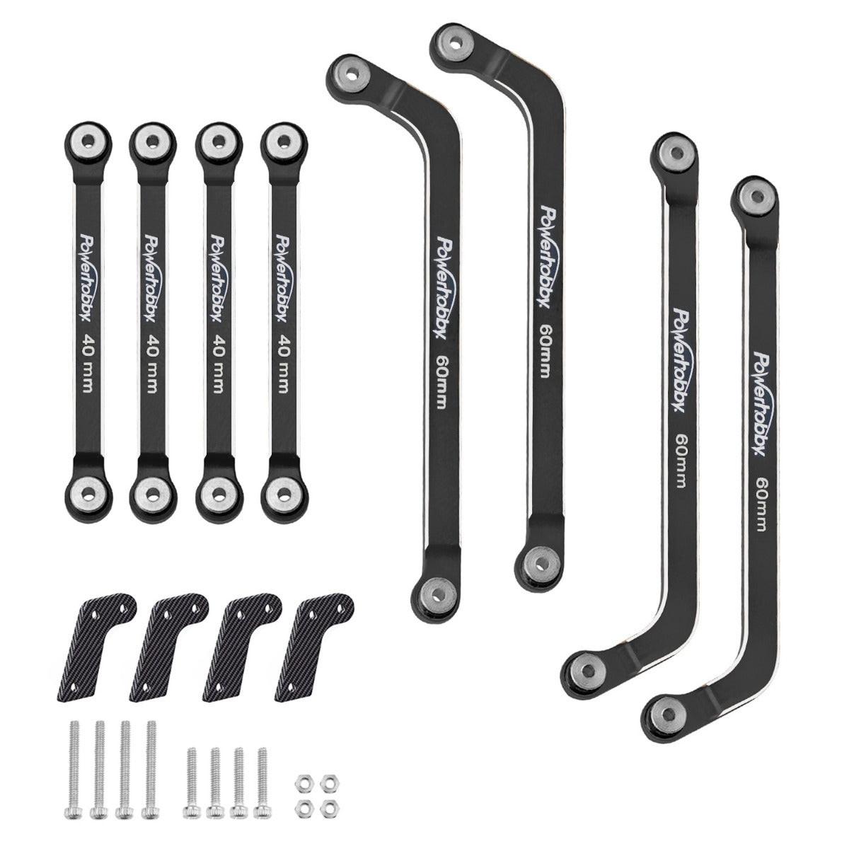Powerhobby Aluminum High Clearance Links w Shock Mount Axial AX24 - PowerHobby