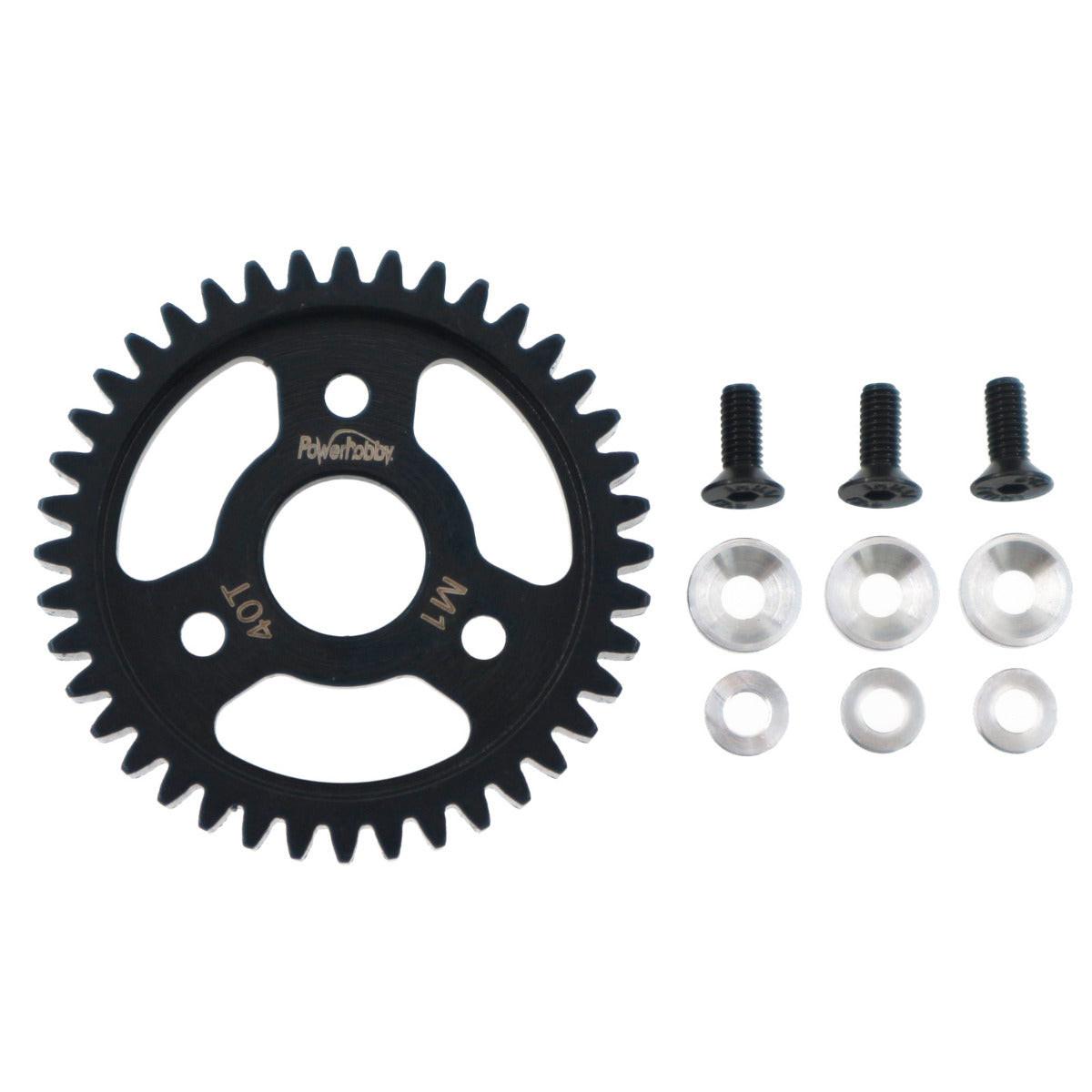Powerhobby Mod 1 40T Hardened Steel Spur Gear FOR Traxxas Revo / Slayer - PowerHobby