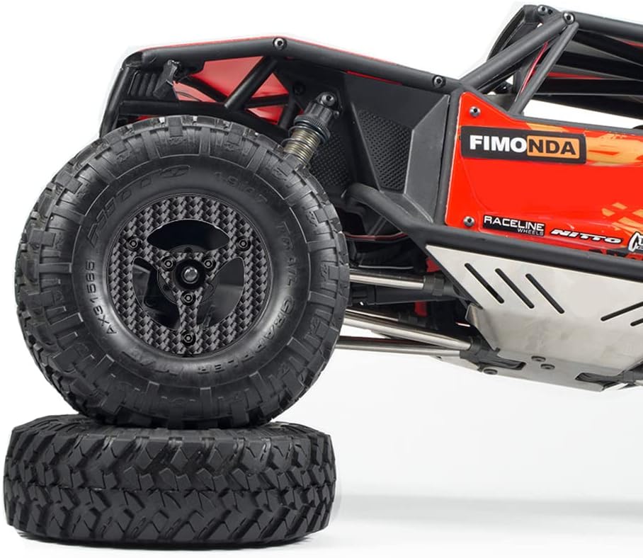 Powerhobby 1.9" Carbon Fiber Lightweight Beadlock Wheels B 1/10 Rock Crawler - PowerHobby